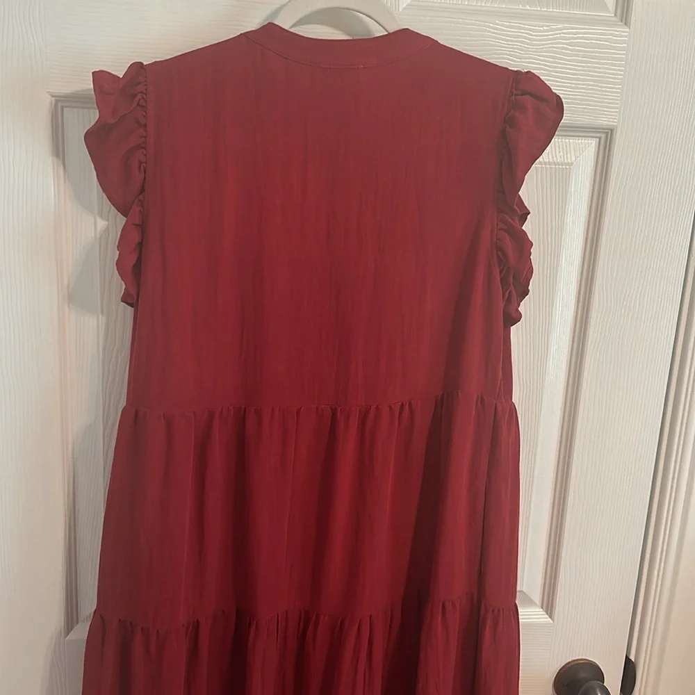 Maroon entro dress - L - Picture 4 of 5